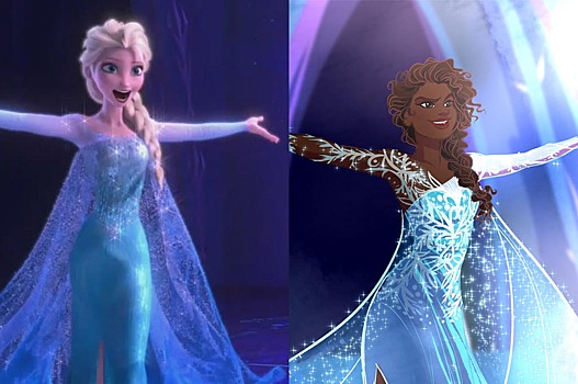 Принцесс Disney сделали темнокожими