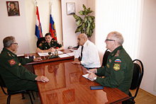 Военный комиссар Самарской области Алексей Вдовин встретился с генералами