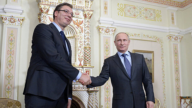 Путин в четверг проведет переговоры с премьером Сербии Вучичем
