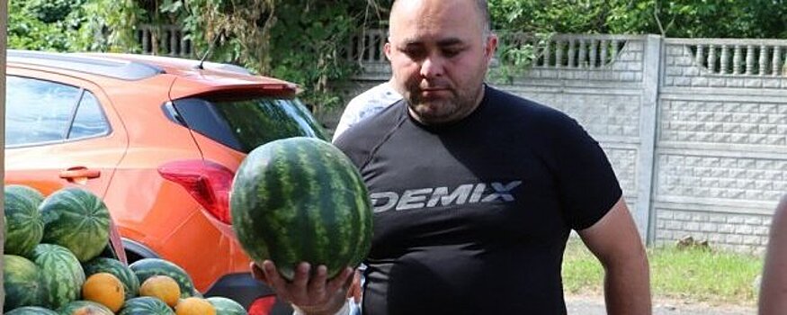 На улице Батурина во Владимире заработала фермерская ярмарка фруктов и овощей