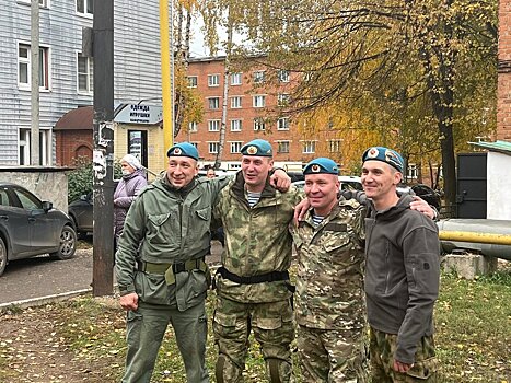Наставники воткинского клуба «Десантник» отправились добровольцами в зону спецоперации