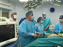 В зеленоградской больнице прошёл мастер-класс по лапароскопической герниопластике с применением отечественных хирургических инструментов и материалов