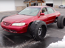 Посмотрите, как выглядит Honda Accord c 24-дюймовыми колесами от внедорожника