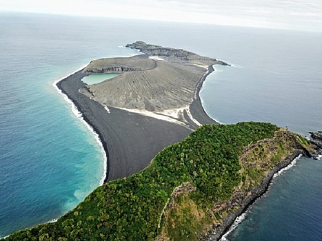 NASA побывало на всплывшем острове в Тихом океане