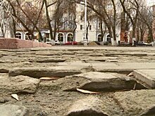 Плитка в сквере имени В. Г. Белинского пришла в негодность