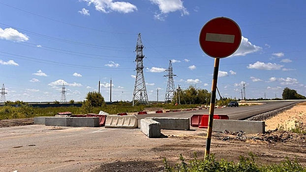 Власти объяснили бетонные столбы на дороге в Арзамасском округе