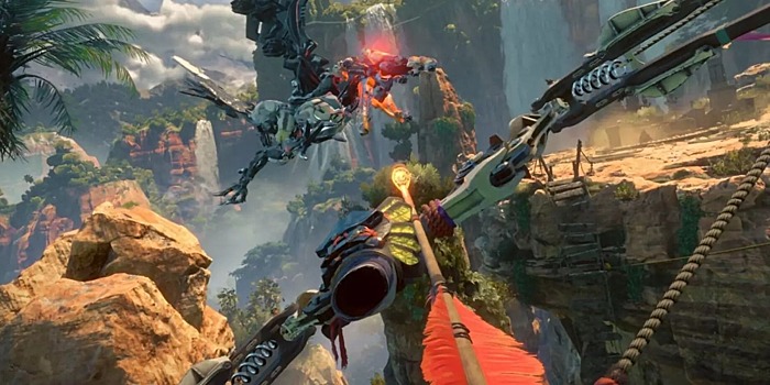 Новый трейлер Horizon Call of the Mountain для PS VR2 демонстрирует паркур от первого лица