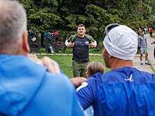 В Курске провели первую «Зарядку с чемпионом»