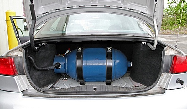 На голубом газу