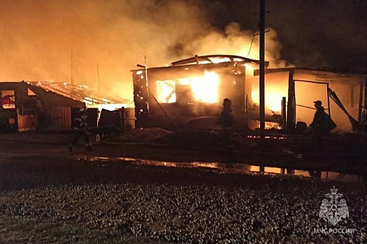 В Удмуртии сгорело два дома из-за неосторожного обращения с огнем