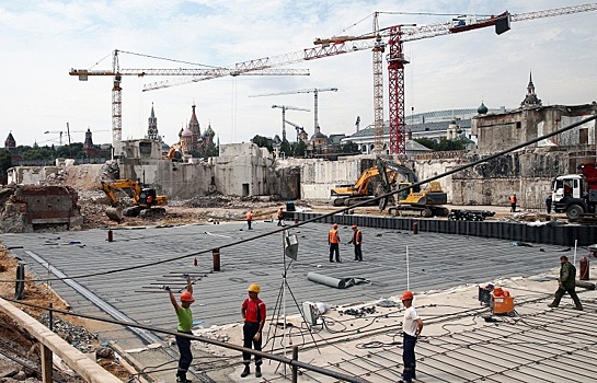 Ландшафтное обустройство будущего парка «Зарядье» начнется летом