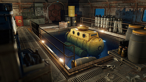 В Rust добавили подводные лаборатории, подводные лодки и рыбалку