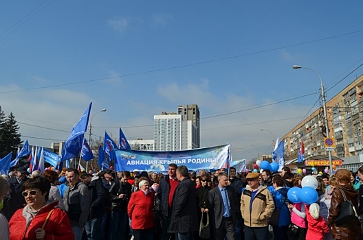 В Ульяновске прошли первомайские гуляния
