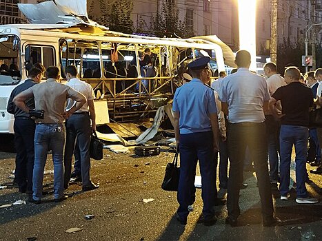 Сын владелицы взорвавшегося в Воронеже автобуса назвал свою версию случившегося