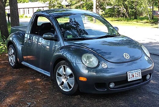 Посмотрите, как Volkswagen Beetle за 60 секунд превращают в пикап
