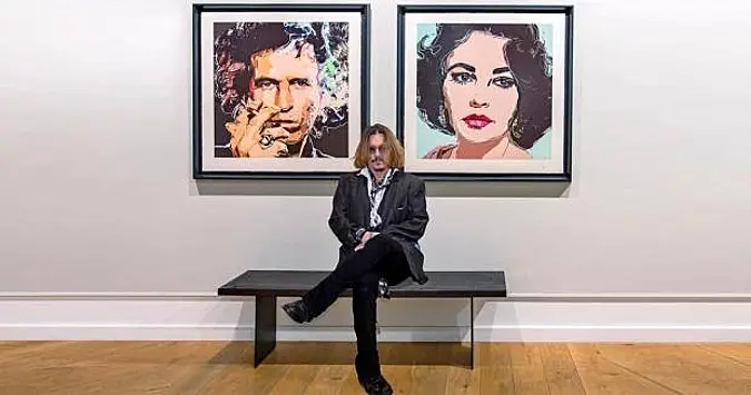 Дебют художника Джонни Деппа: продажа собственных картин принесла актеру 3 миллиона фунтов