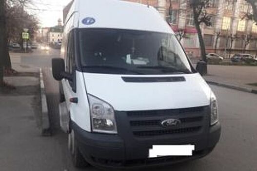 В Рязани маршрутка сбила женщину на «зебре»