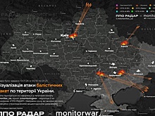 Опубликована схема ракетного удара по Украине