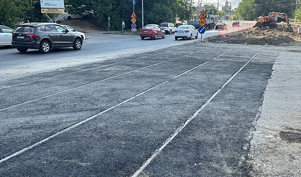 В Волгограде закончили обновление переезда трамвайных путей