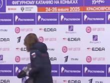 Российский тренер пнула школьницу-фигуристку на соревнованиях