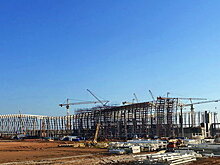 Строители терминала аэропорта Симферополя вышли на новый этап работ