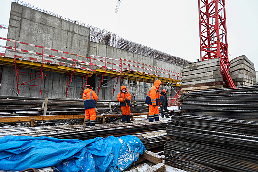 В Москве назвали сроки сокращения числа мигрантов на стройках