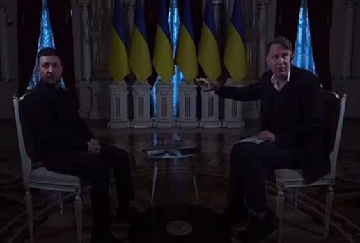 В России назвали Зеленского показушником после отключения света во время интервью