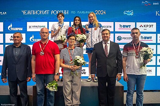 Подмосковные спортсмены завоевали три золотые медали на чемпионате России по плаванию