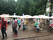 Пленэр для участников «Московского долголетия» состоялся в Перовском парке