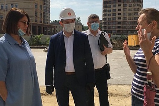 Глава Минжилполитики Подмосковья проверила строительство ЖК в Раменском округе