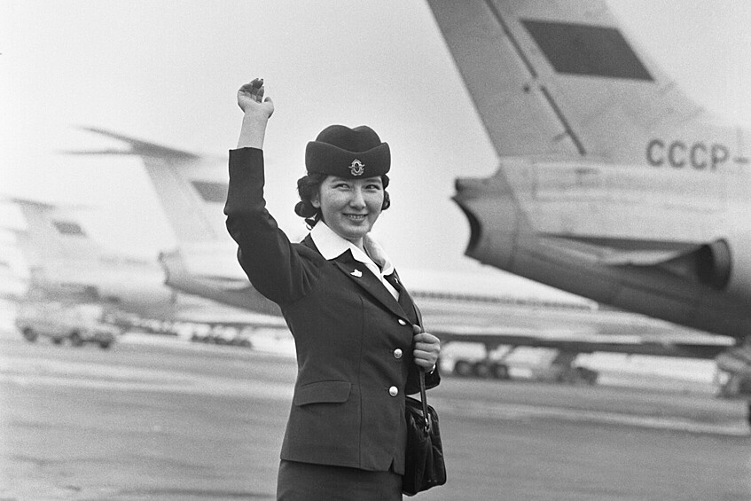 Бортпроводница Алма-Атинского авиапредприятия Гульнара Курбанходжаева, Алма-Атинский аэропорт, Казахская ССР, 26 января 1983 года