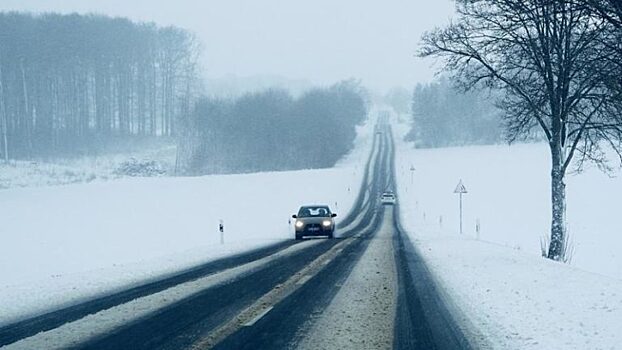 Автомобилистов предупреждают о мокром снеге на федеральной трассе