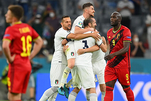 Италия обыграла Бельгию в четвертьфинале чемпионата Европы по футболу