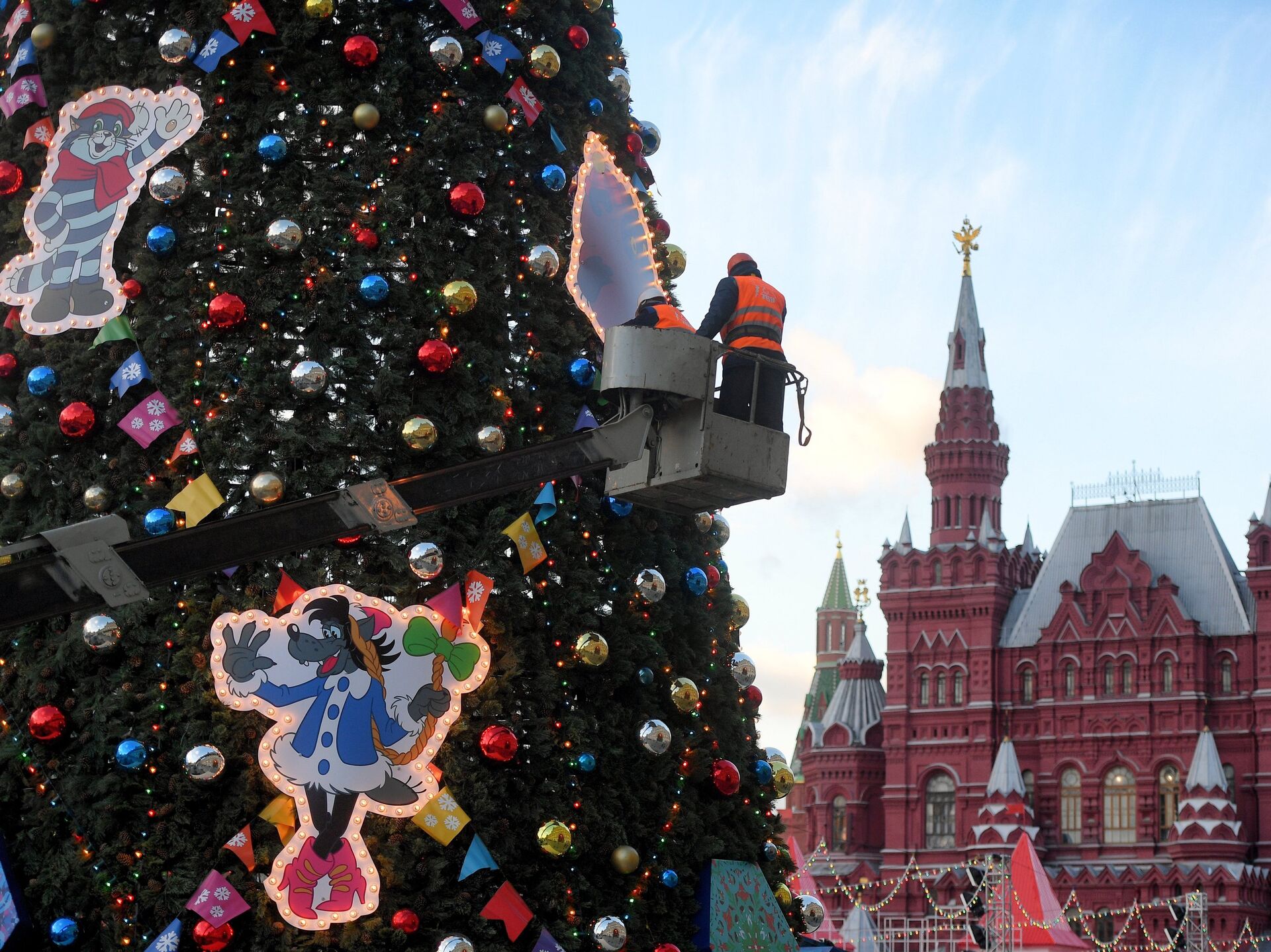 Москва новый год на красной площади