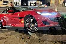 ДТП с Ferrari Portofino в центре Москвы попало на камеры видеонаблюдения
