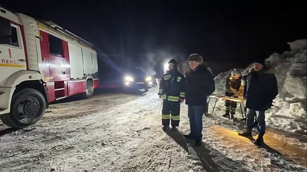 В Пензе из-за удара БПЛА загорелась нефтебаза