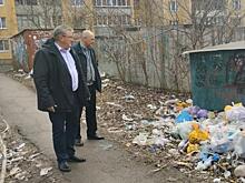 В Курске на улице Дейнеки убрали свалку