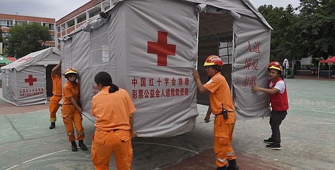 В Китае от землетрясения пострадал 31 человек
