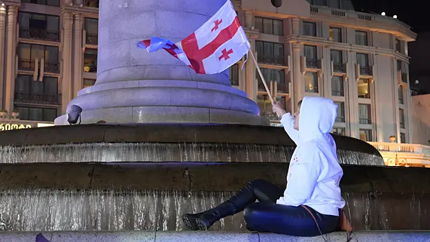 В Тбилиси прошла антиправительственная акция протеста