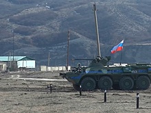 Российские миротворцы провели учения со стрельбами на полигоне в Нагорном Карабахе