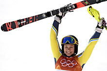 Хансдоттер стала олимпийской чемпионкой в слаломе