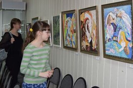 Выставка «Багульник» в детской художественной школе Саянска