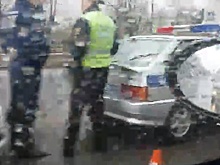 Два сержанта на машине ДПС влетели в ВАЗ пожилой женщины в Каменске-Уральском