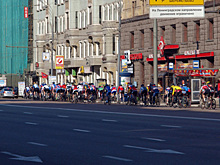 Первая велогонка по Садовому кольцу прошла 100 лет назад