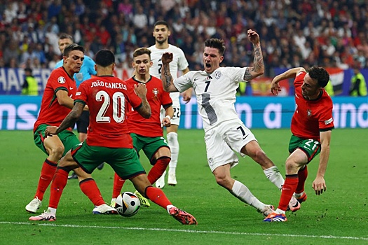 Португалия в серии пенальти обыграла Словению и вышла в четвертьфинал Евро-2024