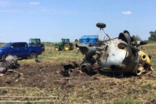 Под Краснодаром упал вертолет, пилот выжил