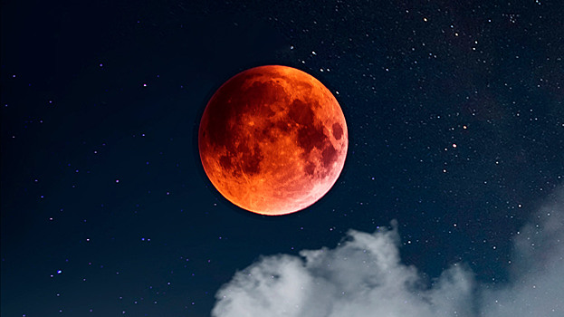 Почему Луна иногда выглядит жёлтой, красной или синей?