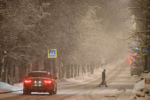 Экстренное предупреждение объявлено в Москве из-за снега и заносов