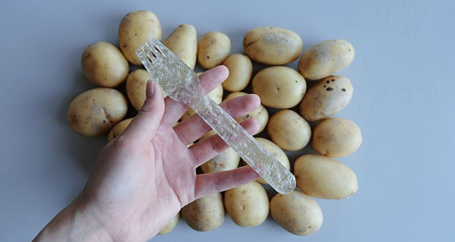 Студент создал "пластик" из картофеля