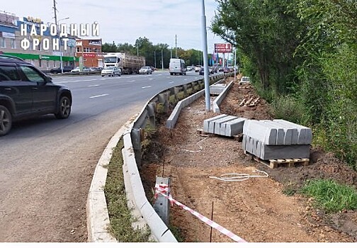 Долгожданный тротуар на Нежинском шоссе в Оренбурге появится уже в этом году